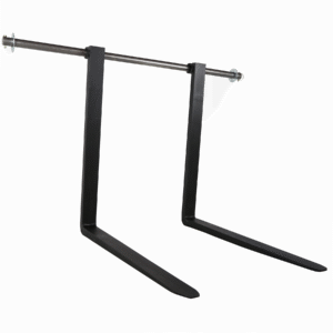 Forks for skid steer buckets