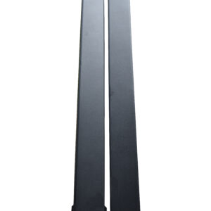 72-inch pallet fork extensions designed for 5-inch wide forklift forks, providing extended reach and secure handling of long materials.