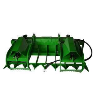 AG-GO 2G60E Euro attach tractor grapple gripping brush and debris during land clearing