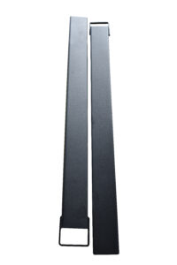 The FEP64X96 Fork Extensions are 96-inch pallet fork extensions designed for 4-inch wide forks with a minimum fork length of 72 inches. Featuring an open-channel design and heel retention, they provide safe, extended reach for oversized loads.
