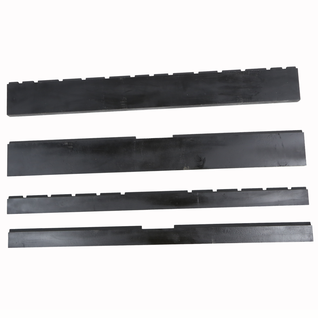 pallet fork top and bottom bars welded onto forklifts to house the pallet forks